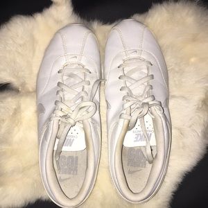 White Nike Cheer Shoes